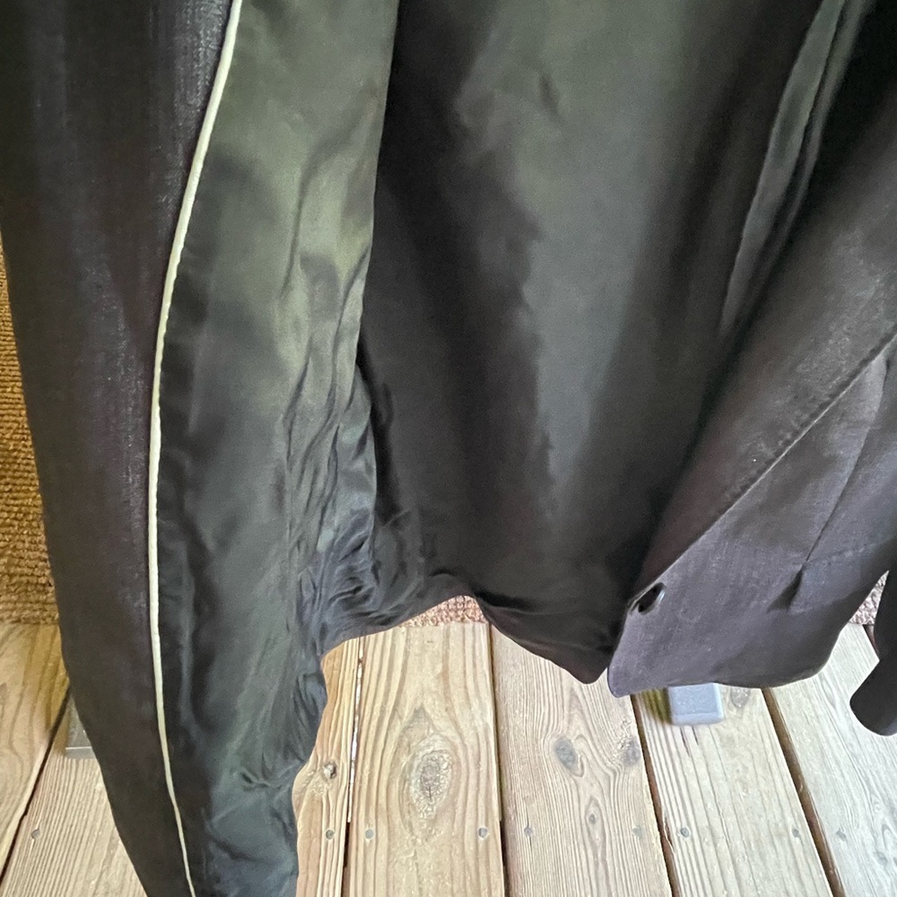 Classic Dark Denim-look Women's Skirt Suit - Picture 6 of 9